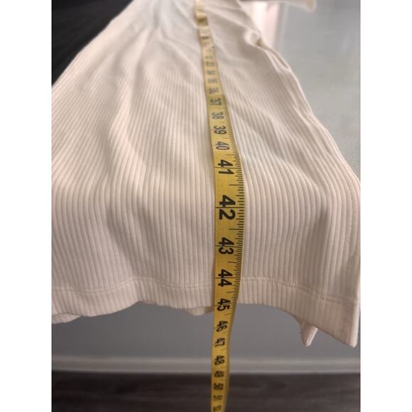 Terez Mock Neck Ribbed Knit Two Tone Midi Dress Medium - Picture 7 of 9